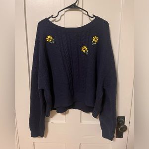 Cropped Plus Size Sweater